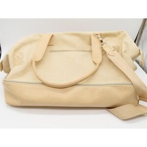 BEIS Beige 19" Travel Duffel Bag Weekender Tote Laptop Shoe Compartment Carry On